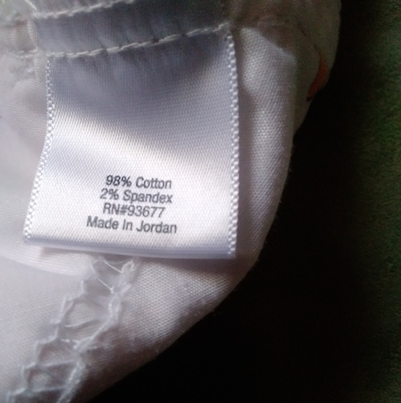 ST John's Bay shorts floral white red orange pink yellow flowers EUC Sz … - Picture 11 of 16